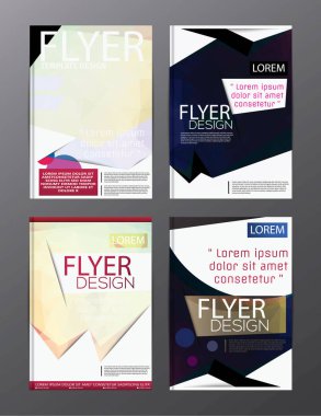 Düzen tasarım şablonu yıllık rapor el ilanı broşür Modern backgr