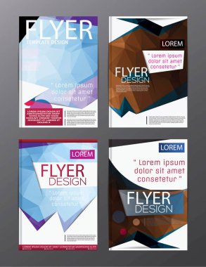 Düzen tasarım şablonu yıllık rapor el ilanı broşür Modern backgr