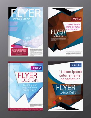 Düzen tasarım şablonu yıllık rapor el ilanı broşür Modern backgr