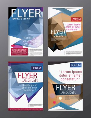 Düzen tasarım şablonu yıllık rapor el ilanı broşür Modern backgr