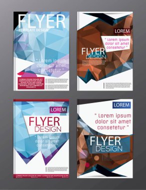 Düzen tasarım şablonu yıllık rapor el ilanı broşür Modern backgr