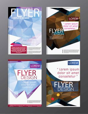 Düzen tasarım şablonu yıllık rapor el ilanı broşür Modern backgr