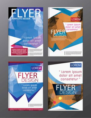 Düzen tasarım şablonu yıllık rapor el ilanı broşür Modern backgr