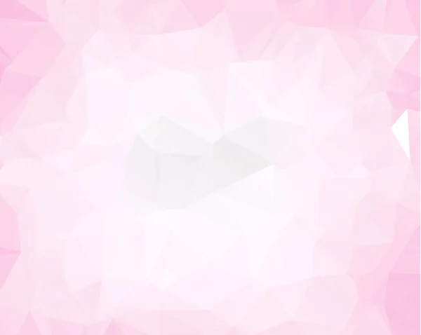 Diseño de fondo de triángulo rosa. Fondo geométrico en origami — Vector de stock