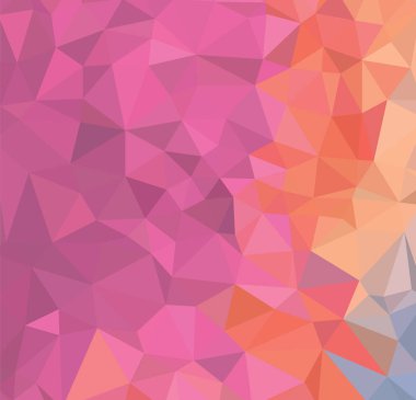 Açık pembe vektör modern geometrik soyut arka plan, Multic