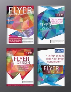 Düzen tasarım şablonu yıllık rapor el ilanı broşür Modern backgr