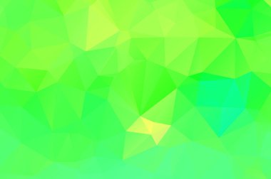 Soyut çok renkli zümrüt yeşili arka plan. Vektör Çokgen d