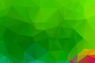 Soyut çok renkli zümrüt yeşili arka plan. Vektör Çokgen d