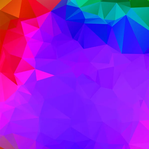 Абстрактный разноцветный синий и фиолетовый фон. Векторные многоугольники — стоковый вектор