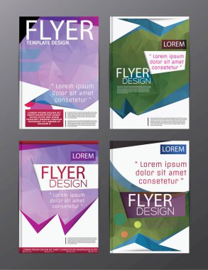 Düzen tasarım şablonu yıllık rapor el ilanı broşür Modern backgr