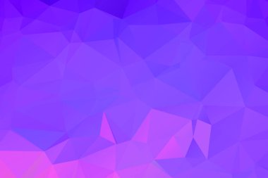 Soyut çok renkli mavi ve mor arka plan. Vektör Çokgen
