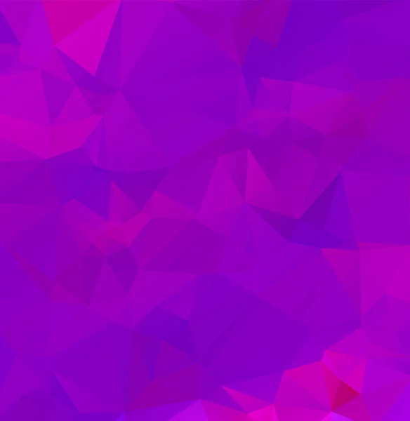 抽象的な多色の青と紫の背景。ベクトルポリゴン — ストックベクタ