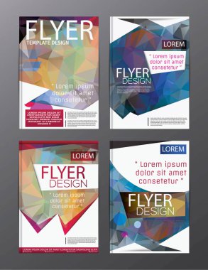 Düzen tasarım şablonu yıllık rapor el ilanı broşür Modern backgr