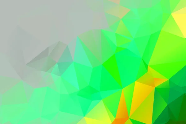 抽象的なマルチカラーフルカラー虹の背景。ベクトルポリゴ — ストックベクタ