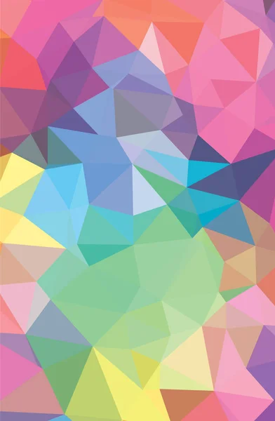 Цветной градиентный мозаичный фон. Геометрический треугольник, мозаика , — стоковый вектор
