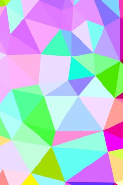 Kübizm tarzında canlı bir arka plan. Renk Duvar Kağıtları