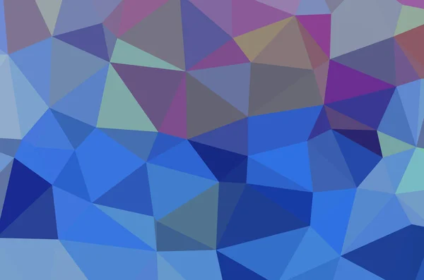 Azul vívido geométrico poligonal abstracto diseño templa fondo — Vector de stock