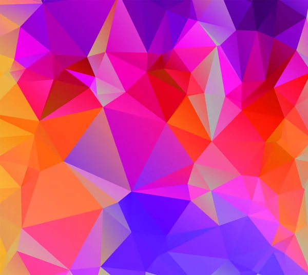 Абстрактный многоцветный радужный фон. Векторное полиго — стоковый вектор