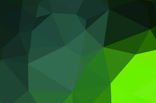 Gradiente Vector verde brillante diseño triangular. Abstrac de purpurina — Vector de stock