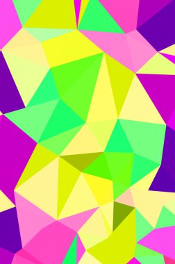 Kübizm tarzında canlı bir arka plan. Renk Duvar Kağıtları