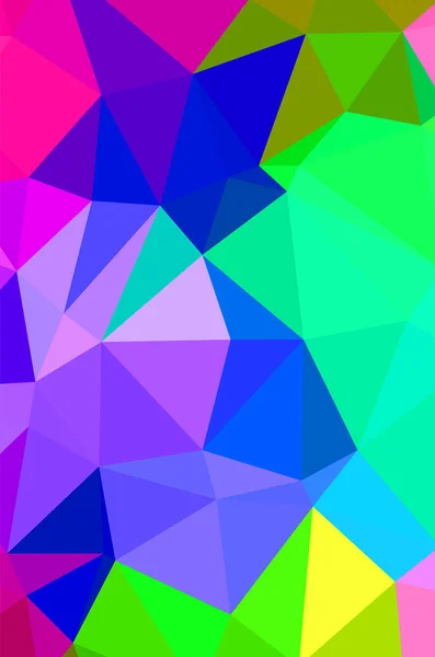 Fundo Vívido Estilo Cubismo Wallpapers Cor — Vetor de Stock