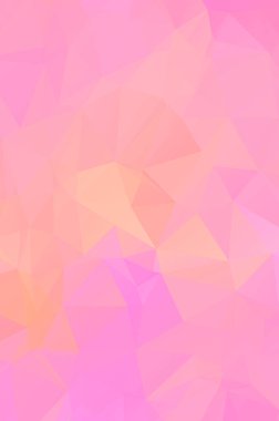 Açık pembe çokgen tasarım deseni