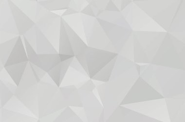 Soyut Lowpoly vektör gri arkaplan. Biçim tasarımı için şablon