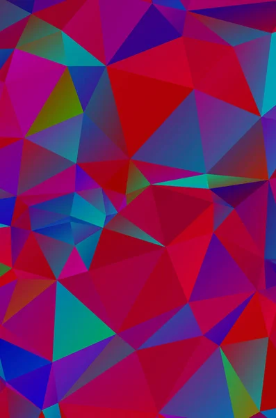 Geometrische Muster Vektor Mehrfarbiger Geometrischer Hintergrund Dreiecke Lebhaft Stil Des — Stockvektor