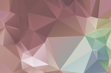 Kahverengi renk vektörü soyut geometrik mozaik arkaplan kağıdı