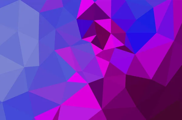 Coloré Violet Vif Motif Fond Polygonal Triangulaire — Image vectorielle