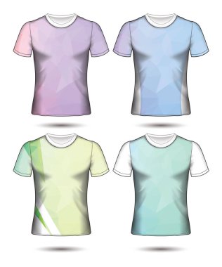 Futbol takımı veya futbol forması şablonu tişört stili, futbol kulübü vektör ilüstrasyonunuzu tasarlayın