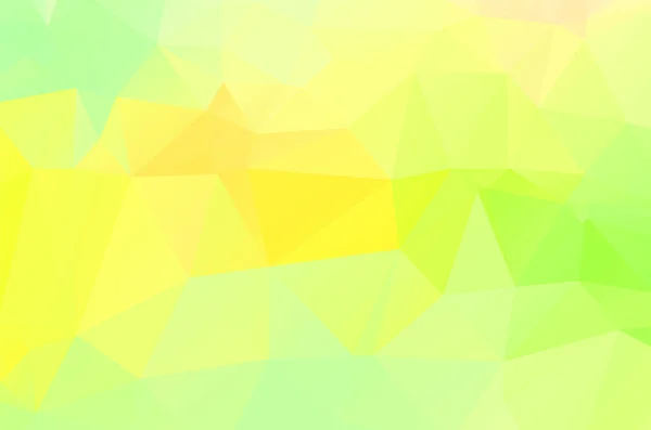 Yellow Vivid Polygonal Vector Background Geometric Vector Illustration Creative Design — 스톡 벡터