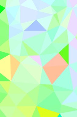 Açık yeşil vektör, düşük polimer kristal zemin. tasarım deseni illüstrasyonu