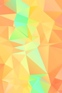 Turuncu vektör soyut mozaik arkaplan