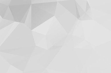 Soyut Lowpoly vektör gri arkaplan. Biçim tasarımı için şablon
