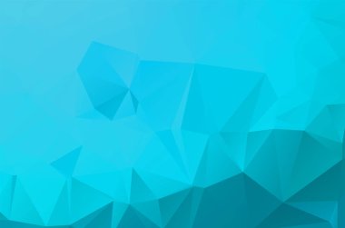 Mavi canlı geometrik çokgen soyut tasarım arkaplan şablonu