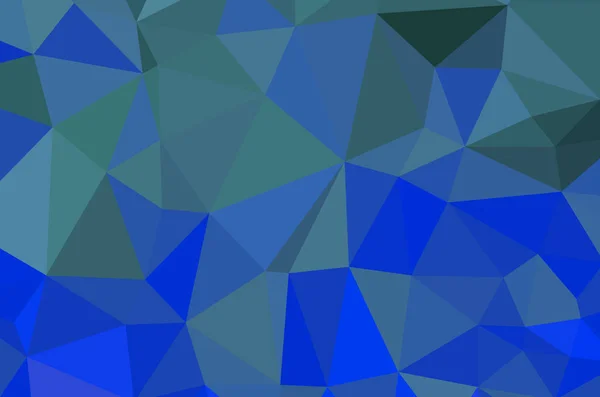 Modèle Fond Abstrait Polygonal Géométrique Bleu Vif — Image vectorielle