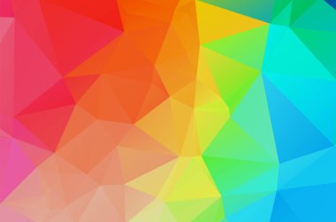 Kübizm tarzında canlı bir arka plan. Renk Duvar Kağıtları