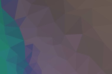 Dark Multicolor vektörü soyut Low Poly arkaplanı. Renkli 