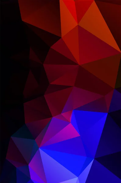 Violet Fond Abstrait Polygonal Vif — Image vectorielle