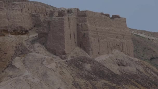 Археологические раскопки древнего города Азии — стоковое видео