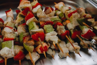 restoranda yemek büfesi, konferansta atıştırmalık, konsept catering.