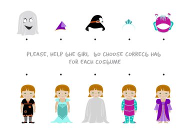 Çocuklar için Halloween mantık görev