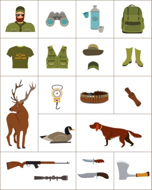Vektör düz avcı ve Av Ekipmanları