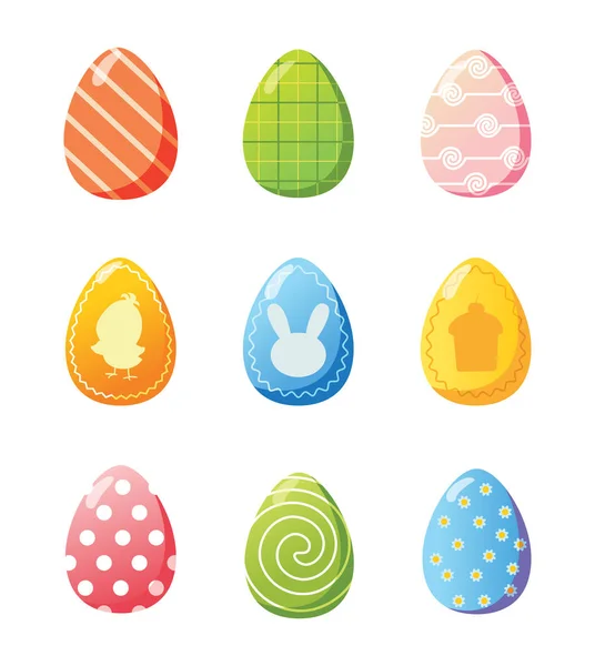 Ορισμός των Πασχαλινά αυγά, διάνυσμα — Διανυσματικό Αρχείο