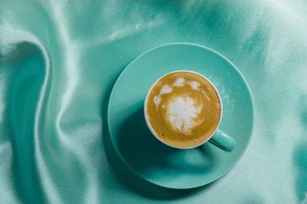 Colore della menta tazza di caffè — Foto Stock