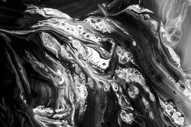 arka plan siyah ve beyaz renklerde soyut resim