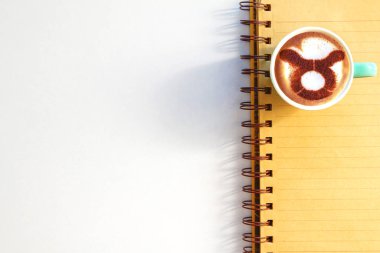 latte veya cappuccino kahve