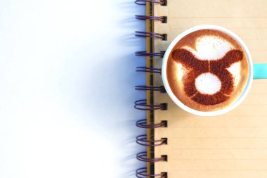 latte veya cappuccino kahve