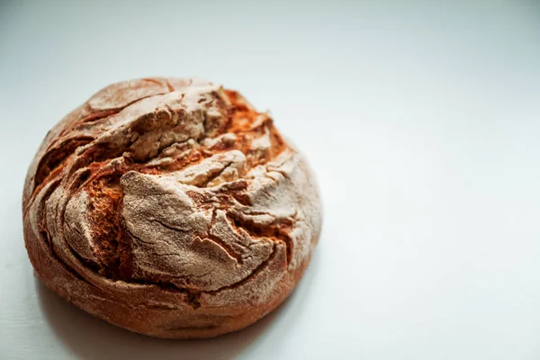 Delicious Bread White Background — Stock Photo, Image